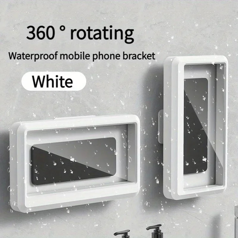 360 Rotating Waterproof Shower Phone Holder