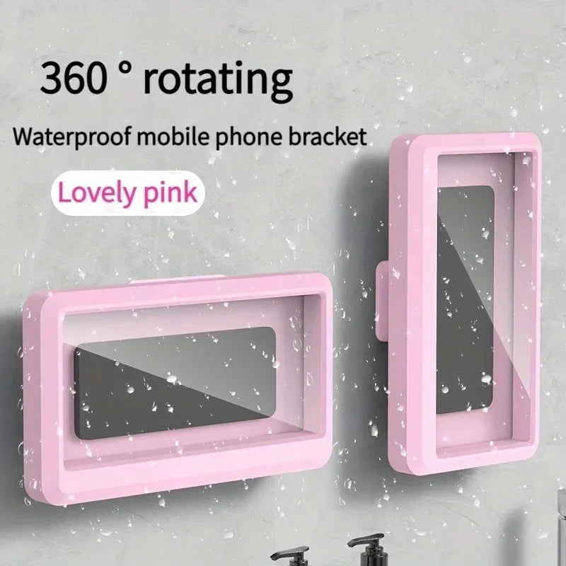360 Rotating Waterproof Shower Phone Holder